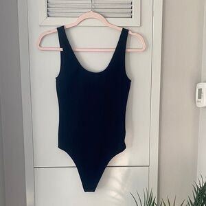 Aritzia Wilfred Black Bodysuit